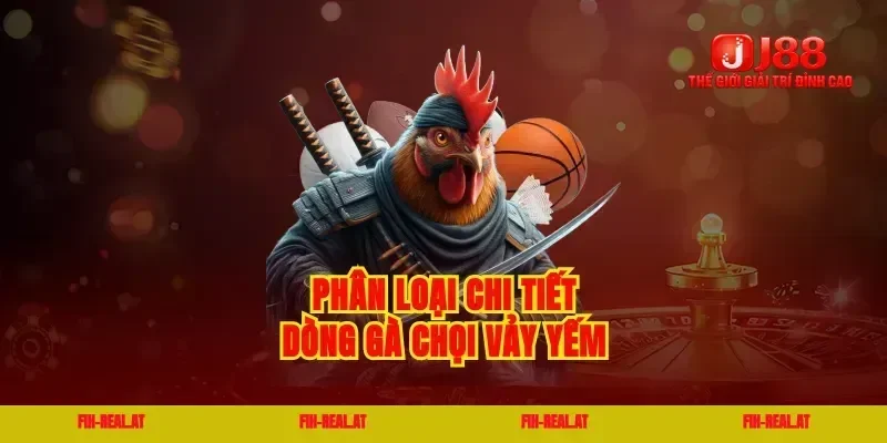 Phân loại chi tiết dòng gà chọi vảy yếm