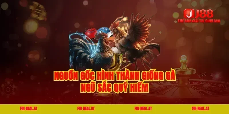 Nguồn gốc hình thành giống gà ngũ sắc quý hiếm