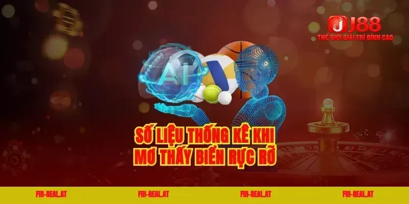 Số liệu thống kê khi mơ thấy biển rực rỡ
